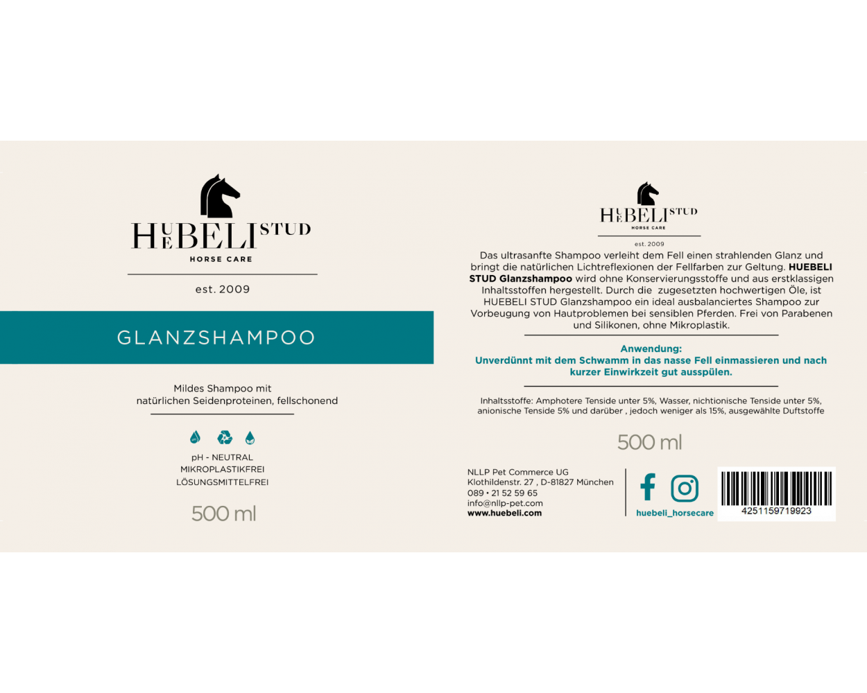 Huebeli Stud Glanzshampoo